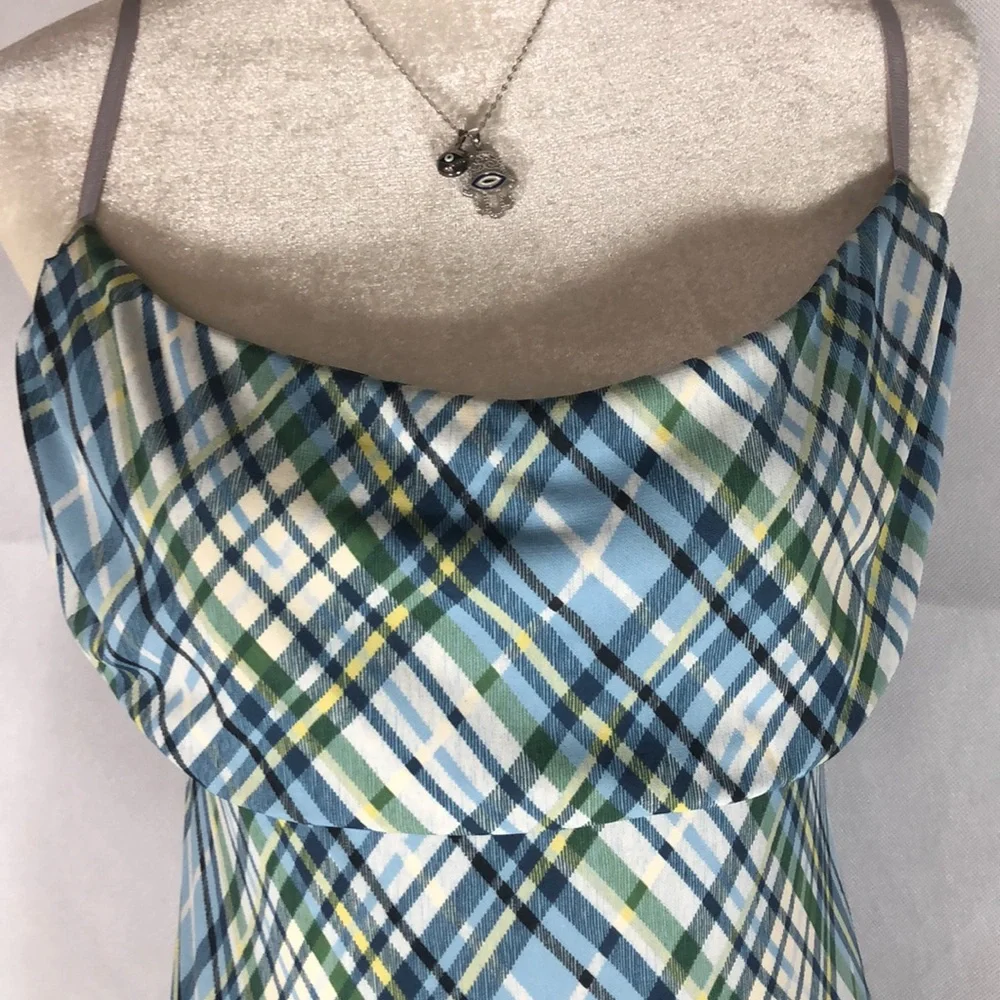 - SOLD💜💜💜💜BCBG MAXAZRIA, Size L , Midi dress, Blue color. - Picture 6 of 8